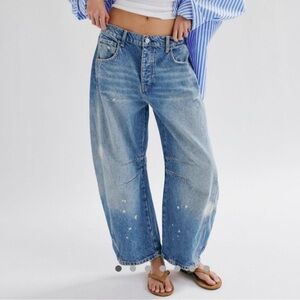 WE THE FREE / FREE PEOPLE - GOOD LUCK BARREL JEANS